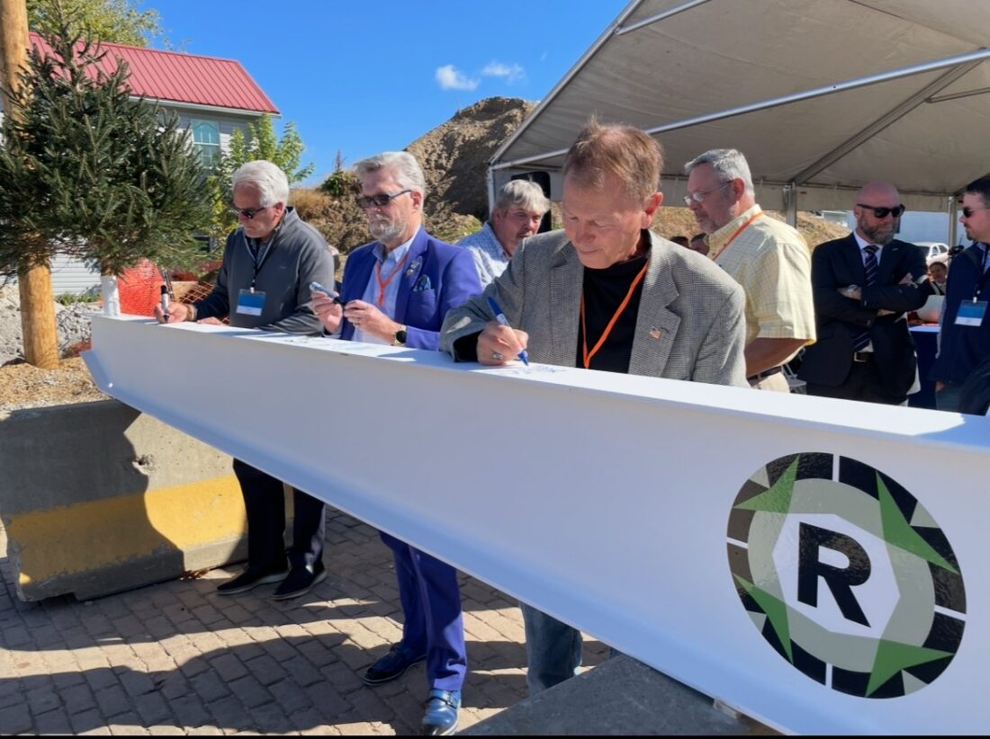 Memorial Health Systems Holds Beam Signing Ceremony